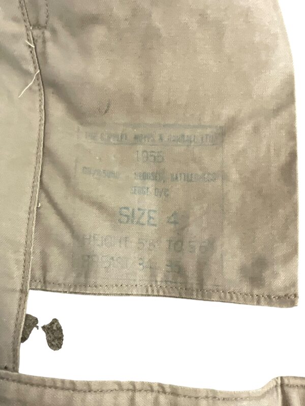 Korean War Era Canadian Army Wool Battledress Jacket Size 34-35 - Image 6