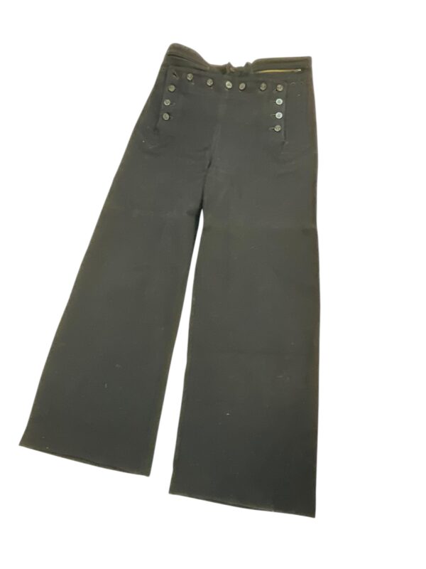 WW2 US Navy USN Wool Trousers With Front Flap Size Small Short