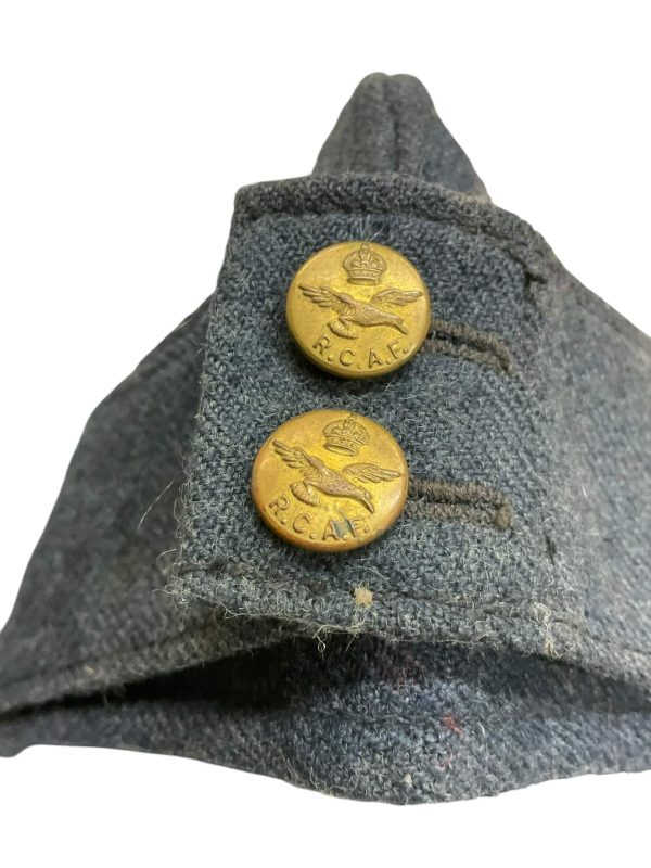 WW2 Canadian RCAF Wedge Cap Size 7 Dated 1943 - Image 4